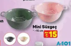 MİNİ SÜZGEÇ 15 CM MİNİ SÜZGEÇ 15 CM